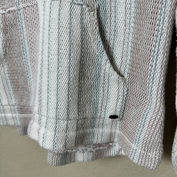 O'NEILL Bonfire Beach Hoodie Striped Pullover Knit Sweater Size XS - Picture 3 of 10